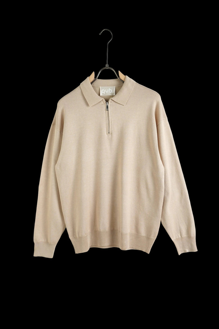 Duca Homme abbigliamento uomo: polo con zip semiover albicocca, taglie e vestibilità - foto 4