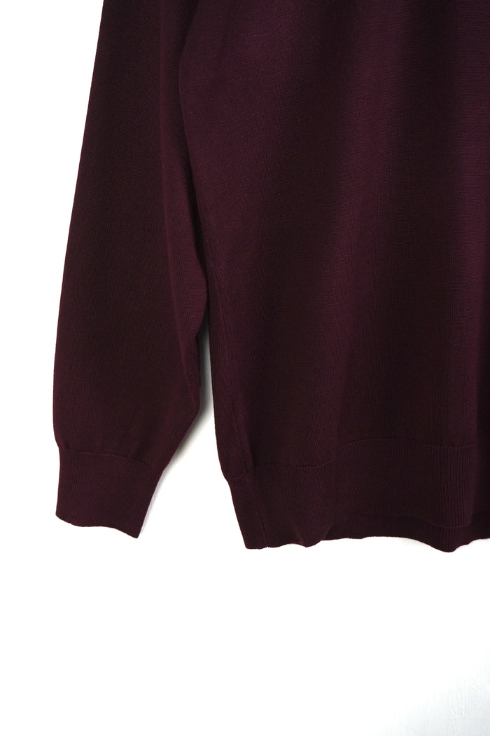 Duca Homme abbigliamento uomo: polo con zip semiover bordeaux, taglie e vestibilità - foto 4