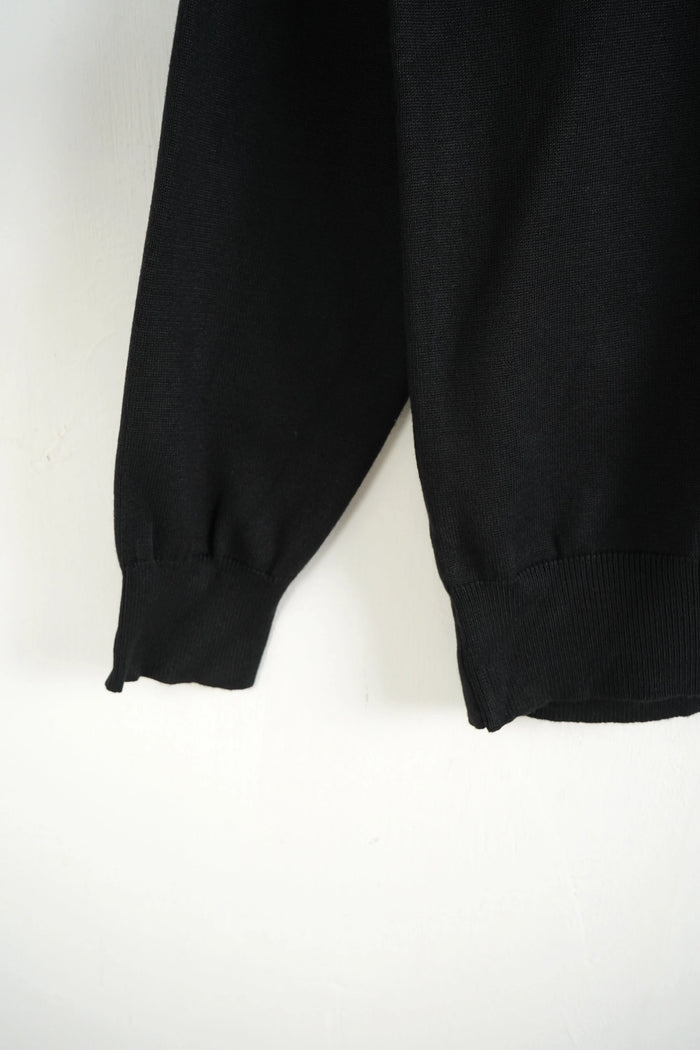 Duca Homme uomo polo con zip nero semiover fit streetwear collezione 2026 - foto 3