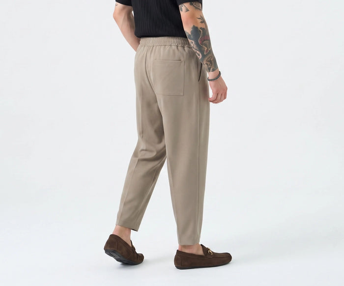 Duca Homme uomo pantalone carrot beige streetwear Made in Italy - foto 3