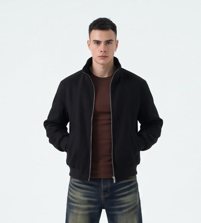 Duca Homme Giacca Full Zip nero uomo - giubbino con zip collezione 2026 | Hype Outlet