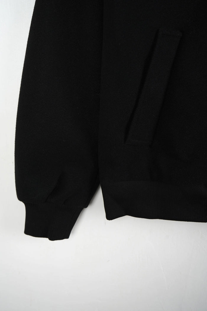 Giacca Full Zip Duca Homme nero per uomo, giubbino con zip, 100% poliestere