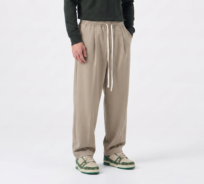 Duca Homme Pantalaccio Baggy Fit beige uomo - pantalone ampio baggy fit Made in Italy | Hype Outlet