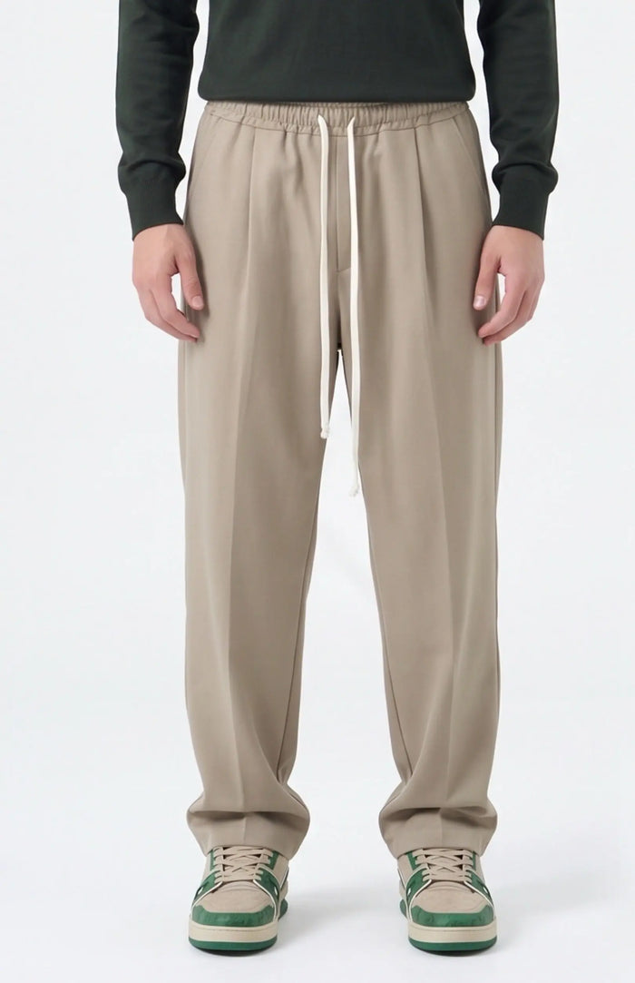 Duca Homme abbigliamento uomo: pantalaccio baggy fit beige, taglie e vestibilità - foto 4