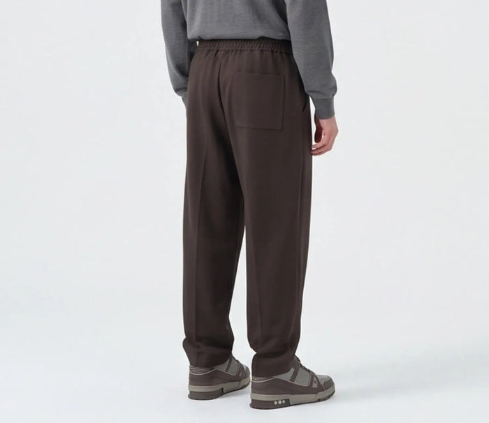 Duca Homme uomo pantalone ampio marrone baggy fit streetwear Made in Italy - foto 3