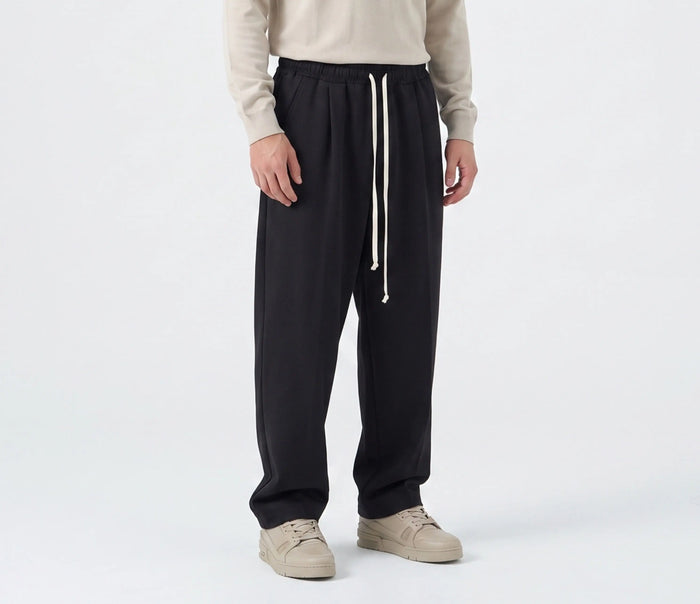 Duca Homme Pantalaccio Baggy Fit nero uomo - pantalone ampio baggy fit Made in Italy | Hype Outlet