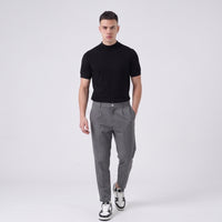 Duca Homme Pantalone Slim Fit Strutturato Grigio scuro | Uomo