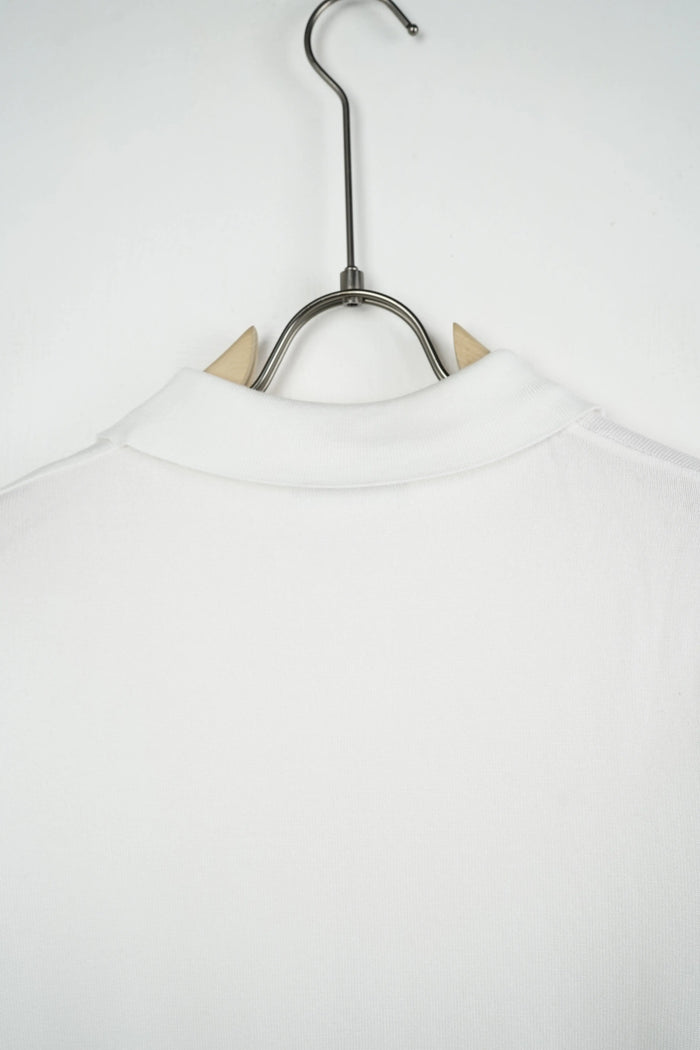 Duca Homme polo manica lunga full zip bianco online outlet, spedizione 2-4 giorni Klarna - foto 5