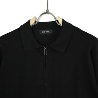Duca Homme abbigliamento uomo: polo manica lunga full zip nero, taglie e vestibilità - foto 4