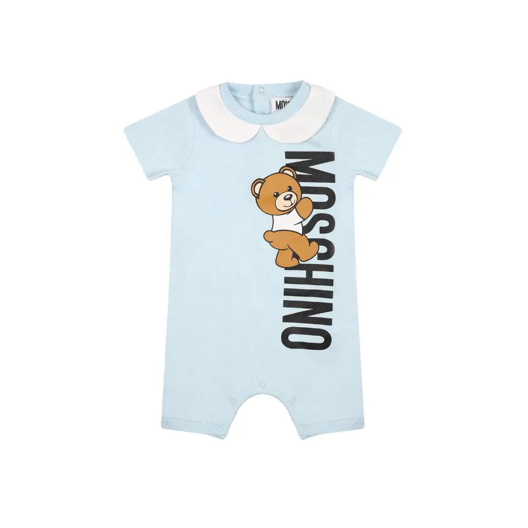 Versace Kids Pagliaccetto Neonato Versace Abito Nero E Oro Per