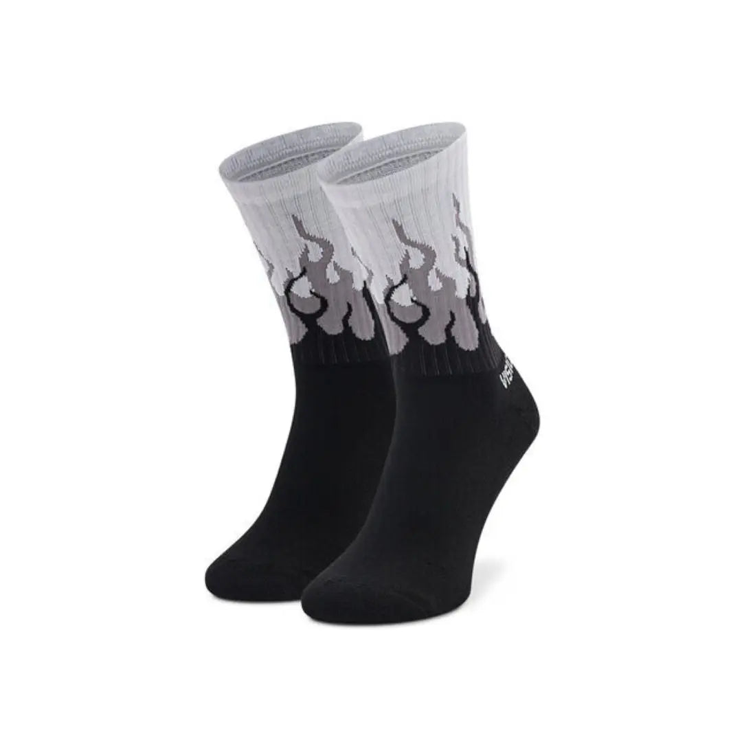 Vision Of Super | Calzini in Spugna con Fiamme | Grigio | Outlet Vision Of Super