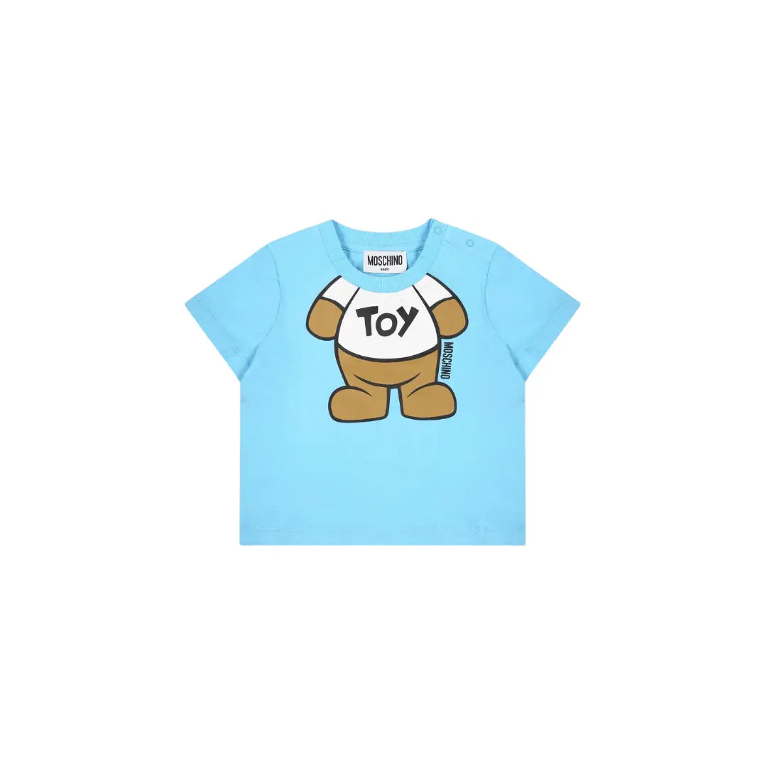 Moschino Baby Boy Toy Logo T-Shirt Moschino Kids Outlet