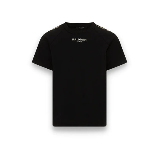 T-SHIRT BALMAIN BANDA ARGENTO (8765109403988) (9669881692487)