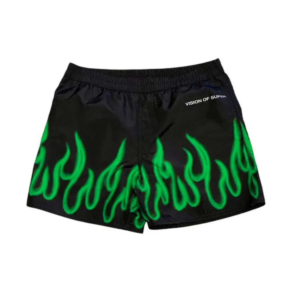 Costume Vision Of Super | Nero con Fiamma Verde | Outlet Vision Of Super