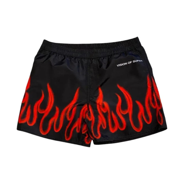 Costume Vision Of Super | Nero con Fiamma Rossa | Outlet Vision Of Super