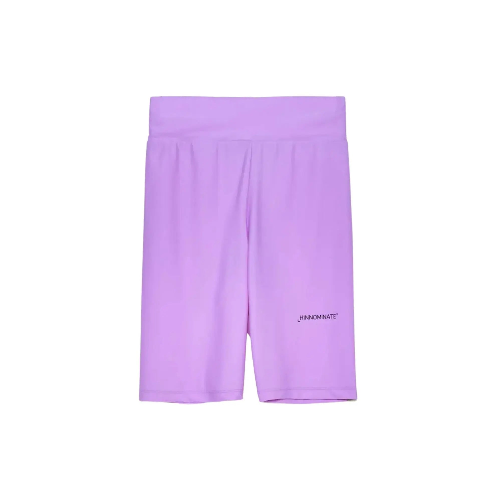 Hinnominate Donna | Leggings Modello Ciclista con Logo | Lilla Hinnominate