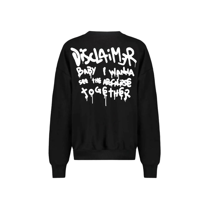 Felpa Disclaimer Uomo | Nero Disclaimer