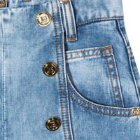 Pantaloncini Jeans Balmain Donna | Bottoni Oro Balmain