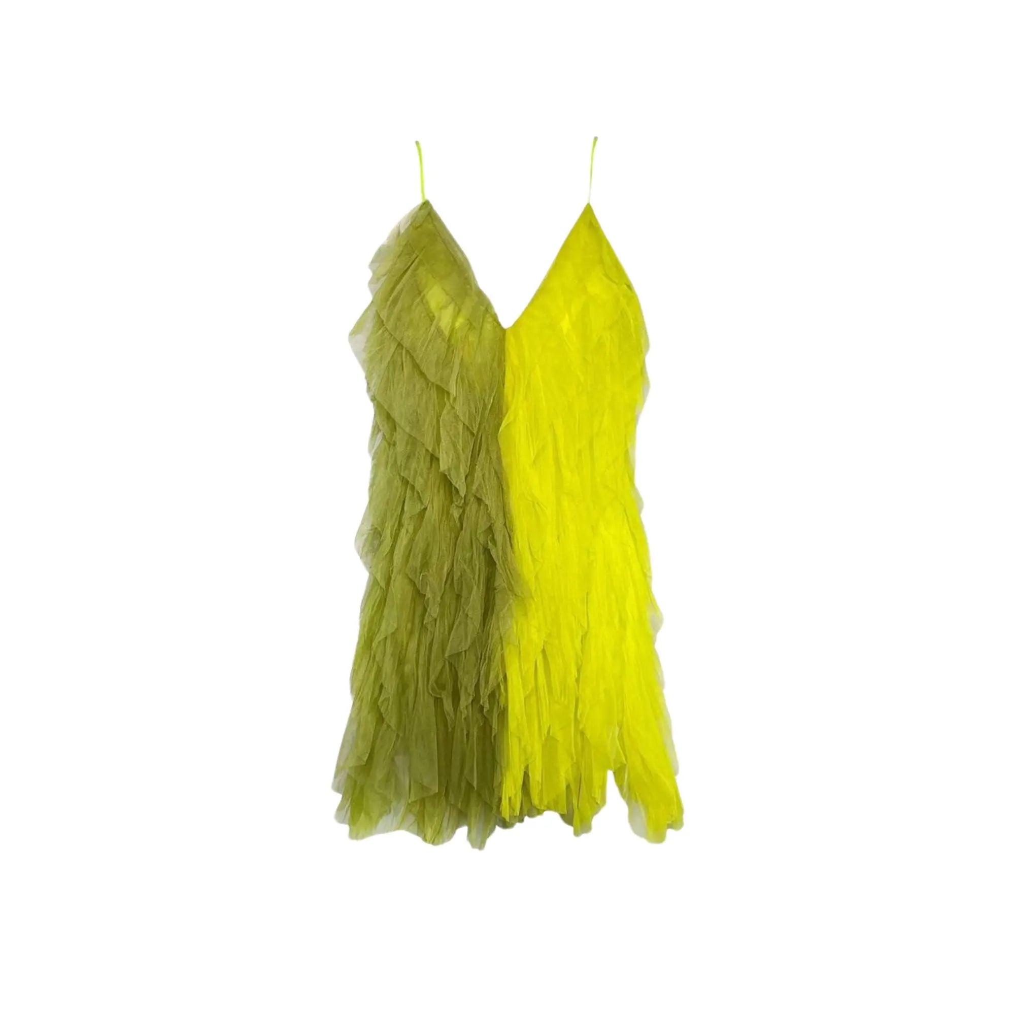 Abito Aniye By Donna | Vestito Corto | Tulle Giallo Aniye By