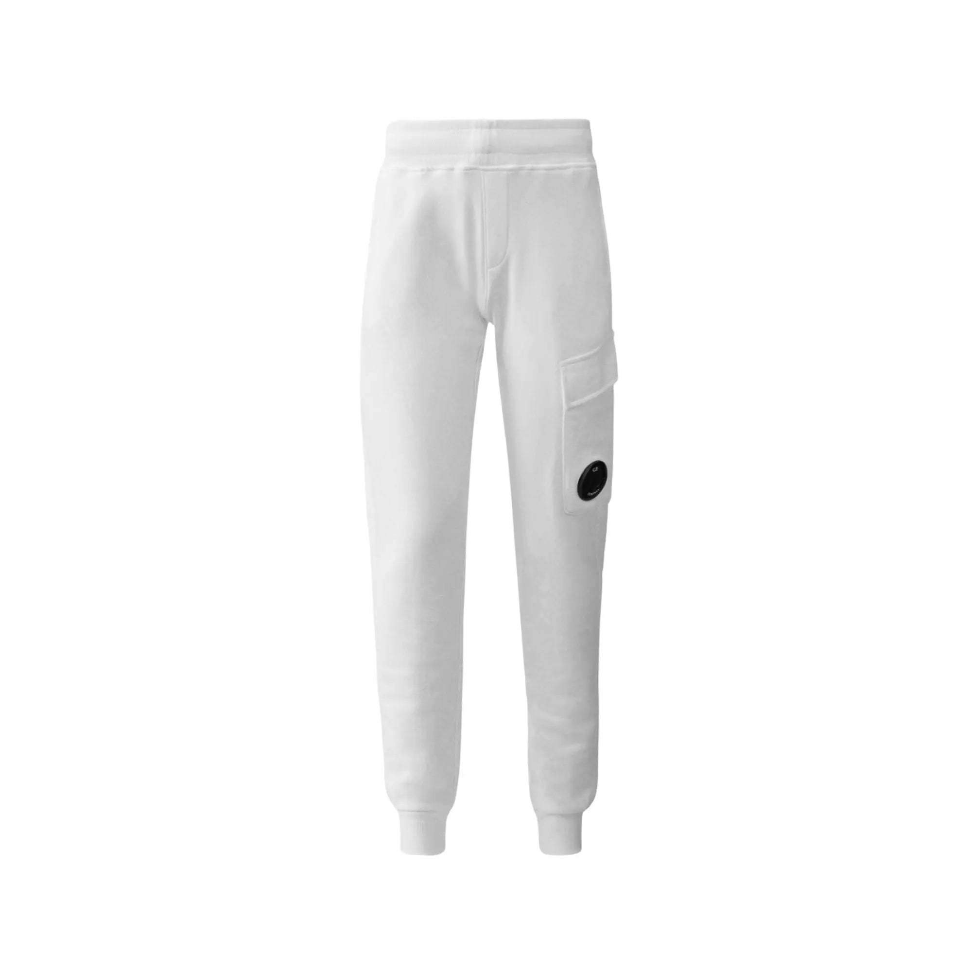 Pantaloni CP Company | Modello Cargo | Bianco | Outlet CP Company