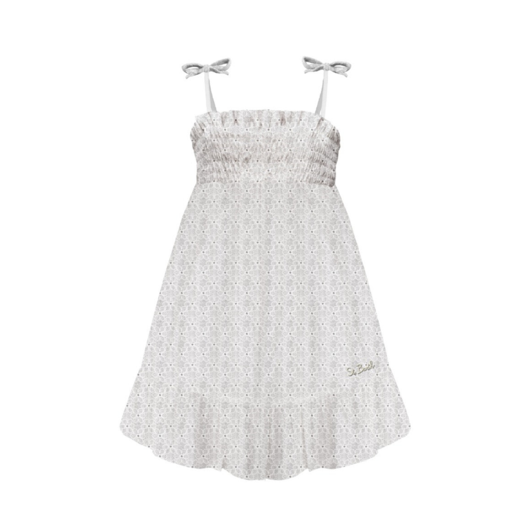 ABITO CON RICAMO IN PIZZO LEONOR MC2 SAINT BARTH (9053197992276) (9669964988743)