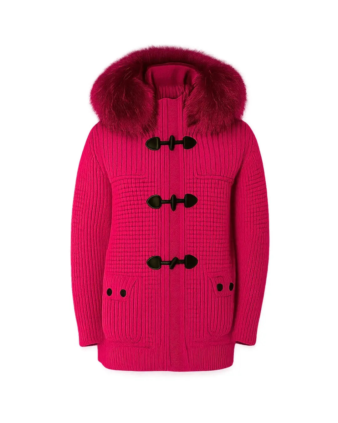 Bark Fucsia con Pelliccia | Giubbotto Unisex | Uomo Donna Bark