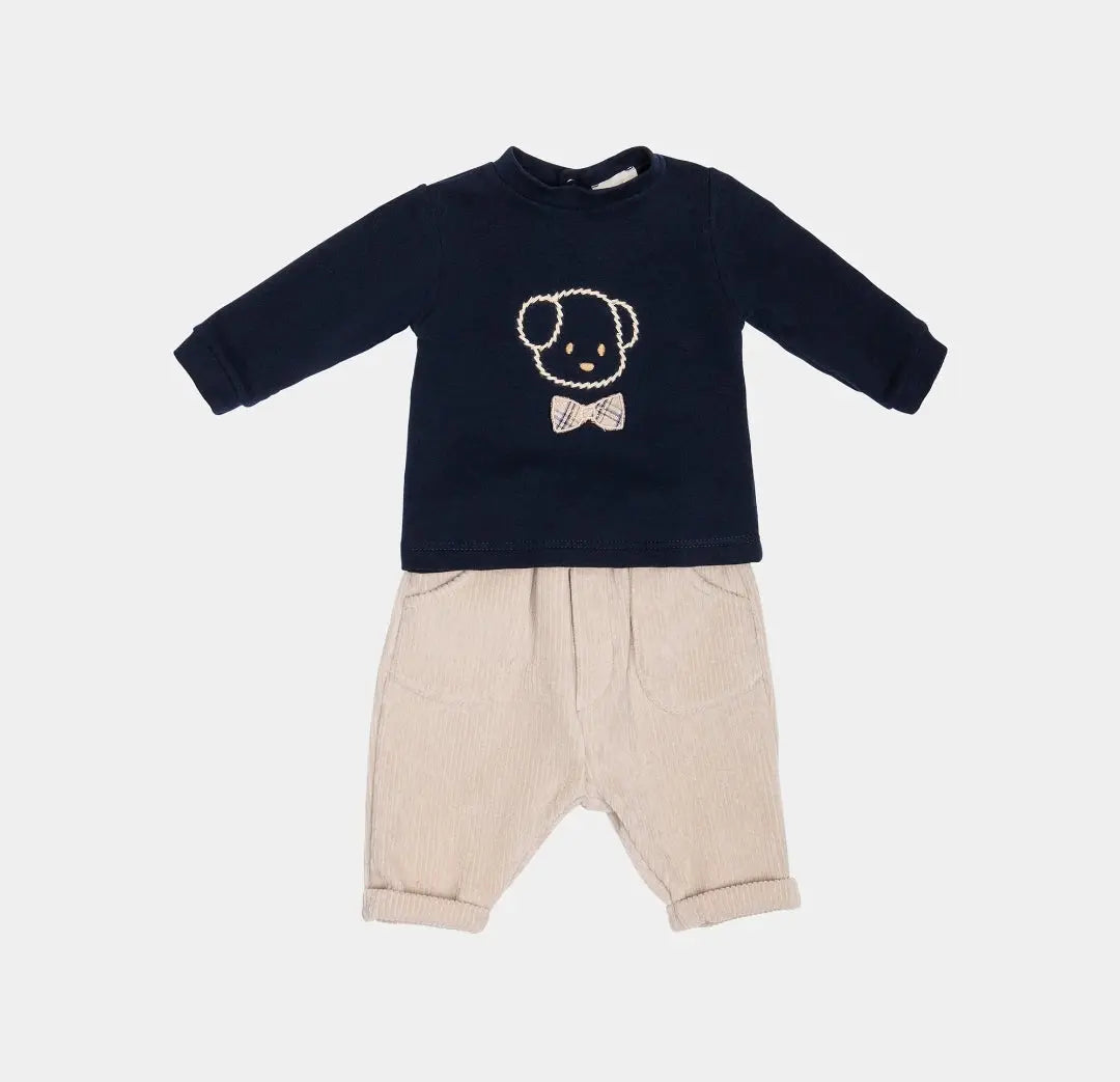 COMPLETO 2 PEZZI NEONATO LALALU' Lalalu