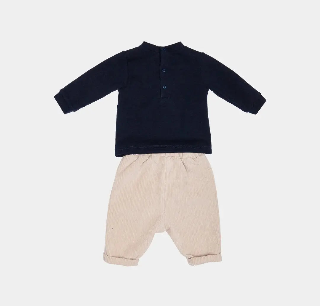 COMPLETO 2 PEZZI NEONATO LALALU' Lalalu