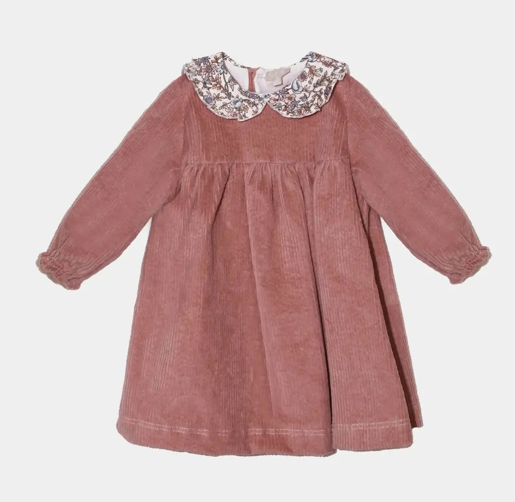 VESTITO NEONATA IN VELLUTO LALALU' Lalalu