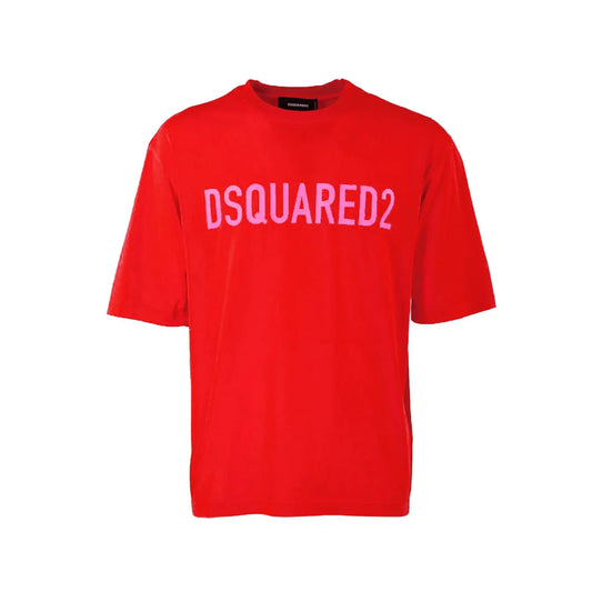 T Shirt Dsquared2 | Cotone Organico | Rosso Dsquared