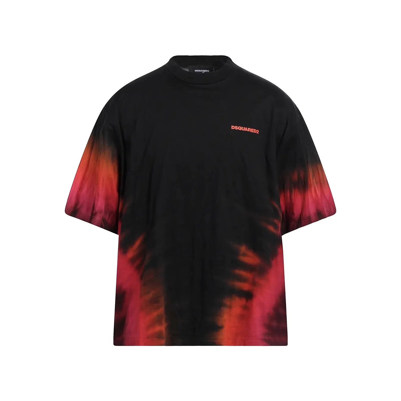 T Shirt Dsquared2 | Oversize | Tie Dye | Nero Dsquared