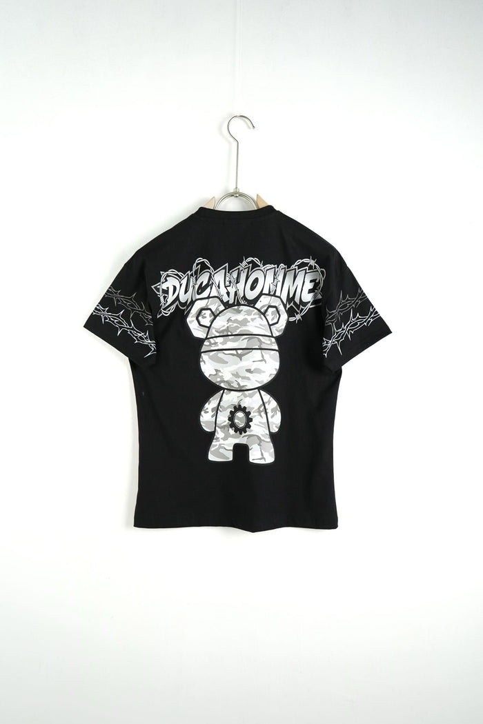 T Shirt Duca Homme Bambino Stampa Teddy Duca Homme