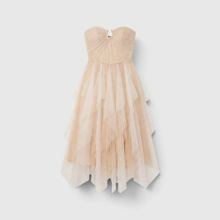 Abito Aniye By Donna | Vestito Corto | Tulle Bianco Aniye By