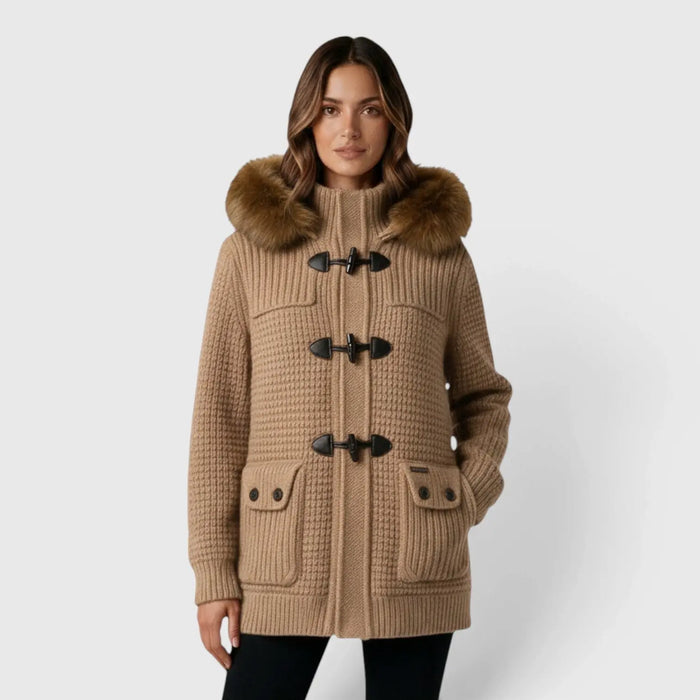 Giacchetto Bark Camel con Pelliccia | Uomo Donna