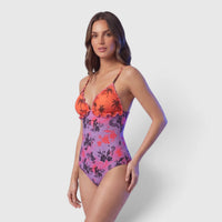Costume Effek Donna | Modello Intero | Motivo Palme | Costumi F**K | Outlet Effek