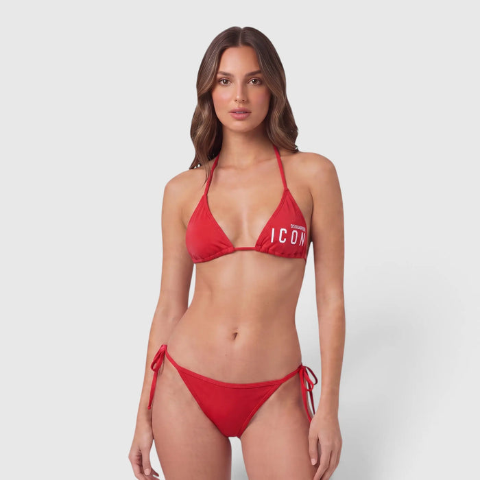 Costume Dsquared2 Icon | Modello Bikini | Rosso Dsquared2