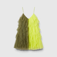 Abito Aniye By Donna | Vestito Corto | Tulle Giallo Aniye By