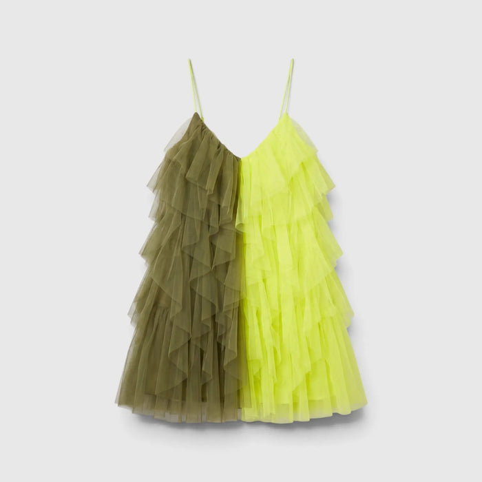 Abito Aniye By Donna | Vestito Corto | Tulle Giallo Aniye By
