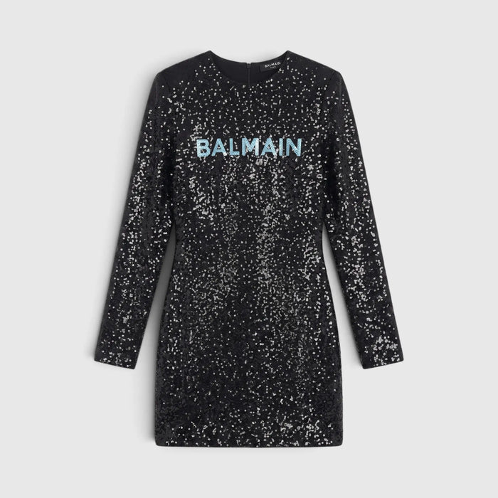 Abito Balmain Logo Swarovsky Donna Balmain