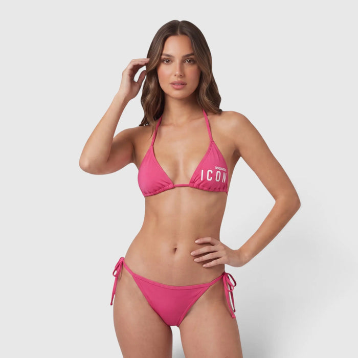 Costume Dsquared2 Icon | Modello Bikini | Fucsia Dsquared2