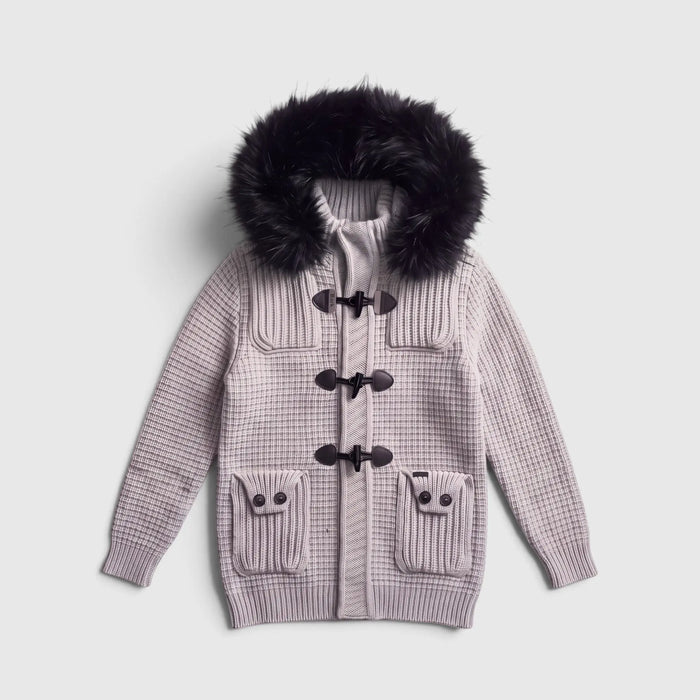 Bark Grigio con Pelliccia | Giubbotto Unisex | Uomo Donna Bark