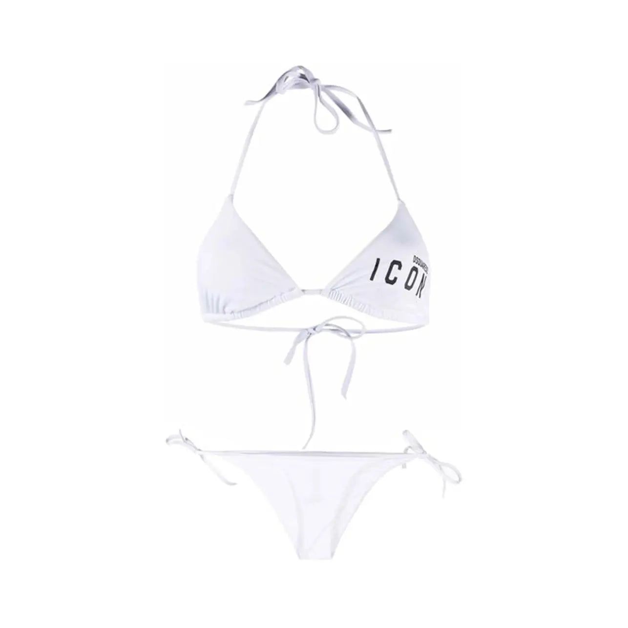 Costume Dsquared2 Icon | Modello Bikini | Bianco Dsquared