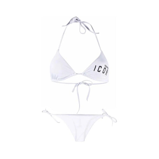 Costume Dsquared2 Icon | Modello Bikini | Bianco Dsquared