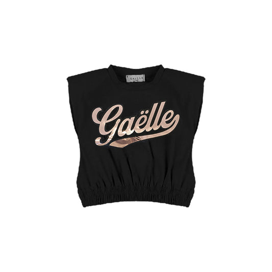 Gaelle Paris Donna | Canotta con Logo | Nero | Outlet Gaelle Paris