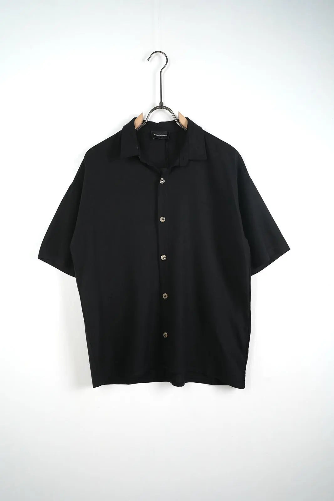 Completo Duca Homme Uomo | Coordinato Camicia e Pantaloncini | Lino Nero