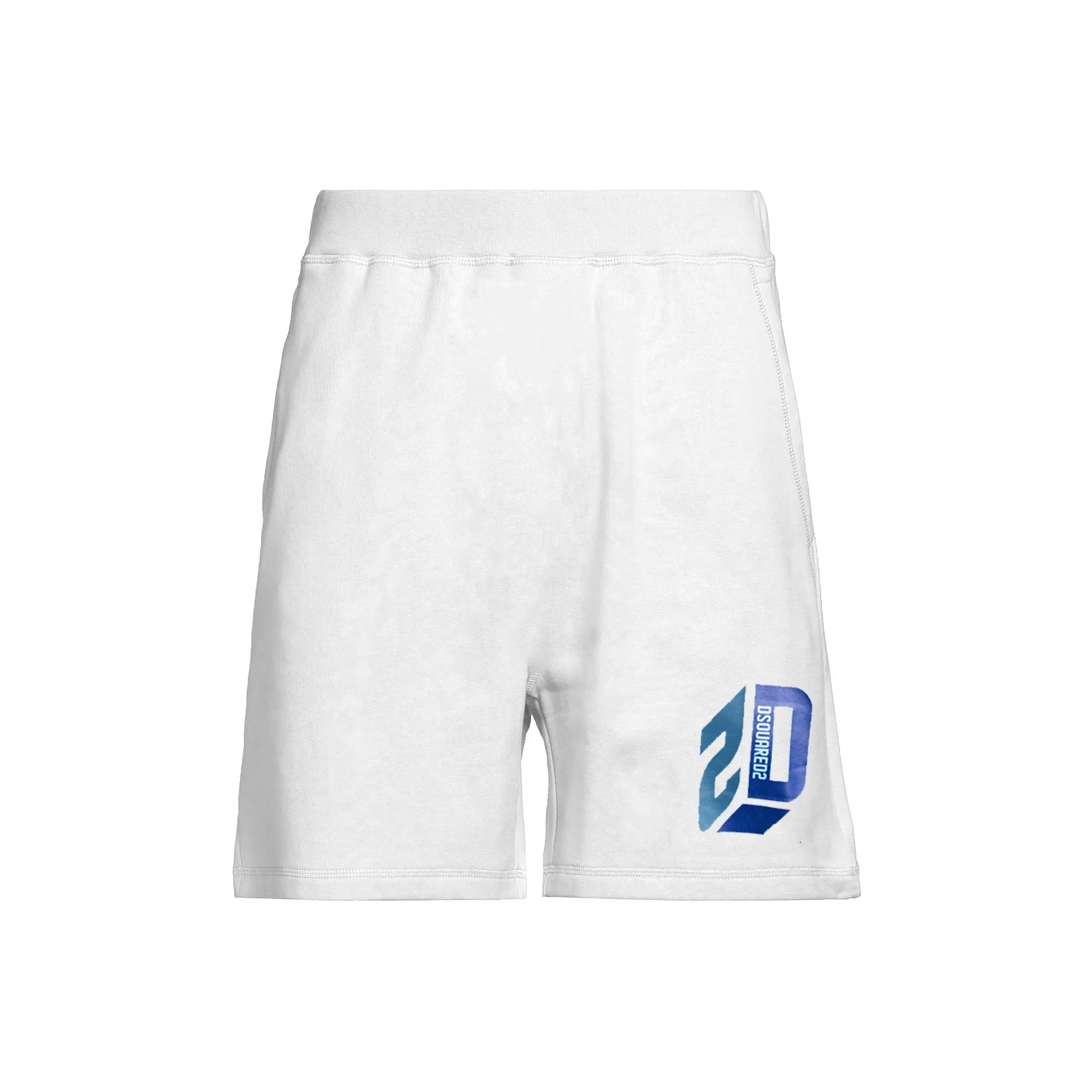 Pantaloncini Dsquared2 | Bermuda con Logo | D2 | Bianco Dsquared