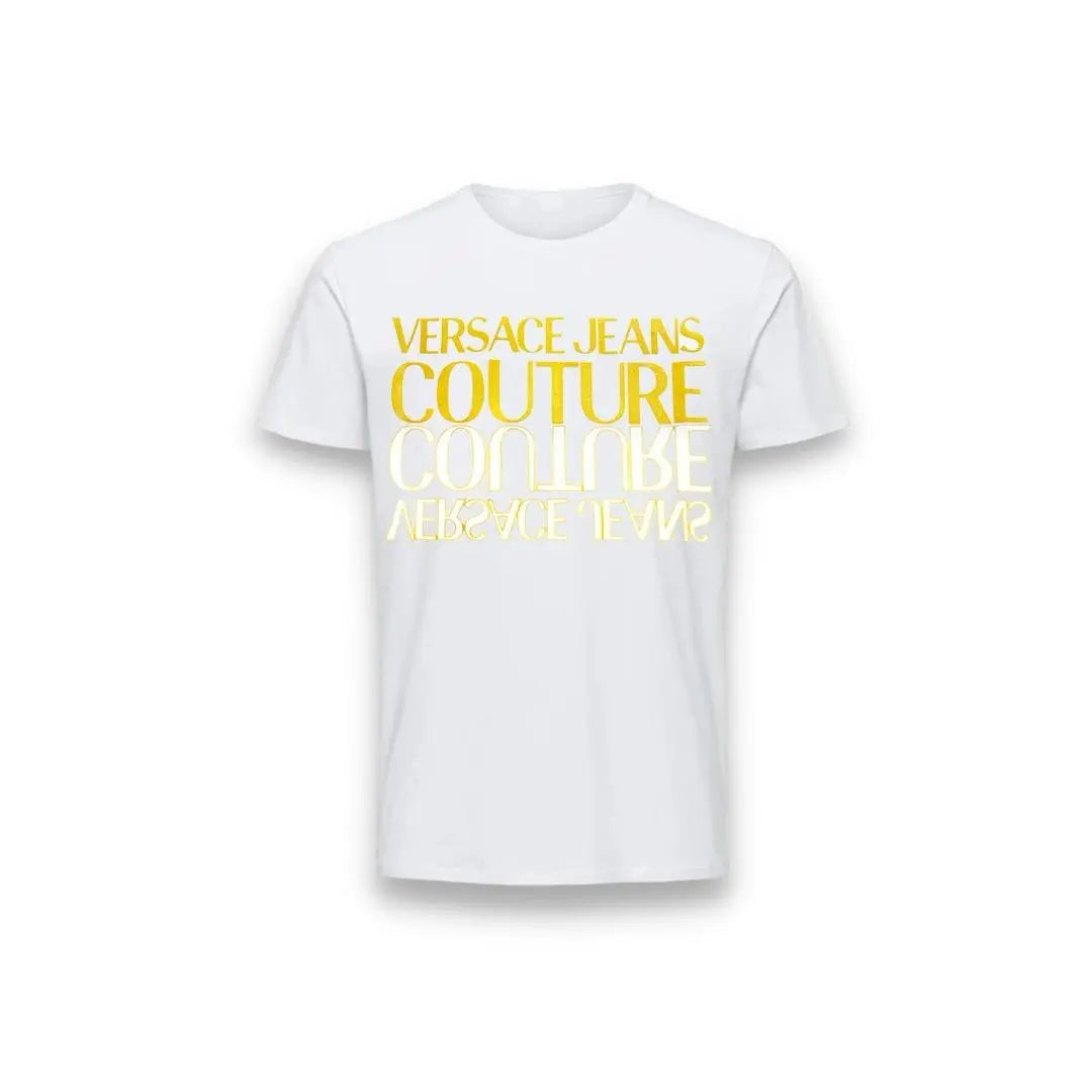 T-SHIRT VERSACE JEANS LOGO UPSIDE DOWN DONNA (8833871905108) (9670011322695)