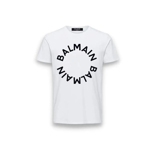 T-SHIRT BALMAIN LOGO ROUND (8867663741268) (9669880774983)