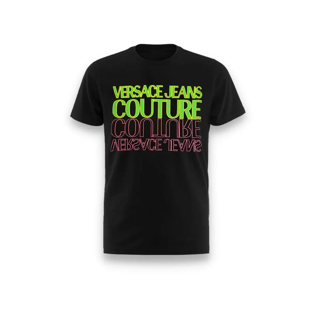 T-SHIRT VERSACE JEANS LOGO UPSIDE DOWN DONNA (8833989345620) (9670010569031)