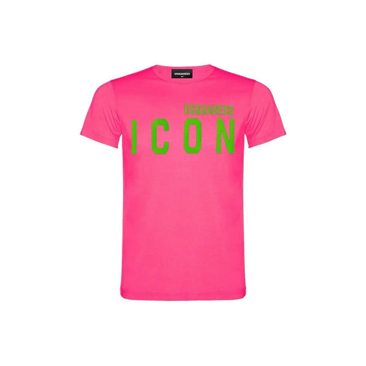 T-SHIRT DSQUARED2 ICON FLUO (8829150101844) (9669923242311)